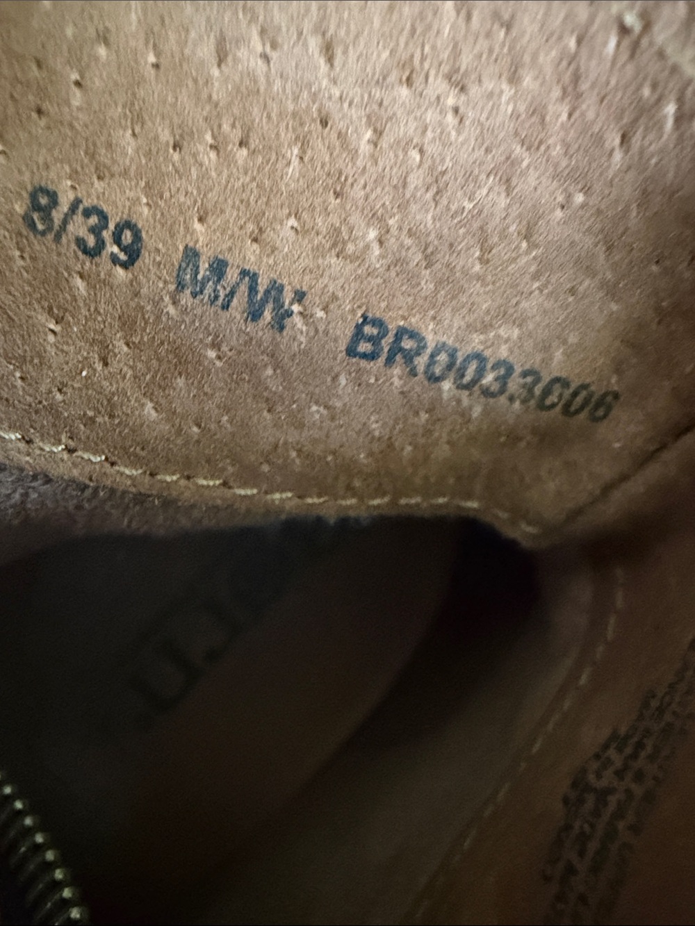 Born Tan Suede Ankle Boots with Side Zipper - Picture 7 of 11
